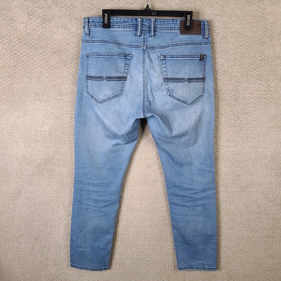Buffalo David Bitton Jeans Mens 34x30 Axel Slim Stretch Light Wash Denim - Picture 3 of 12